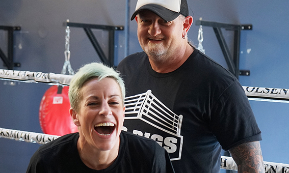 ‘Higgy’ glad to have support team in her corner for journey to title fight